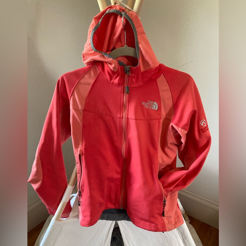 Coral north face soft-shell summit series size small